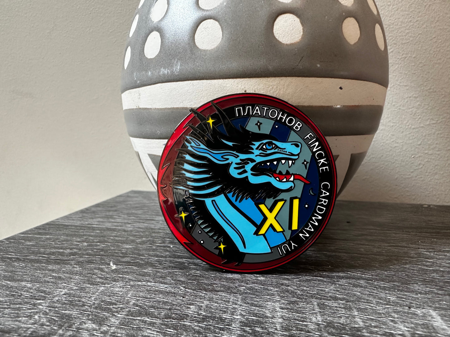 NASA Crew-11 USCV-11 Mission Patch Hard Enamel Pin