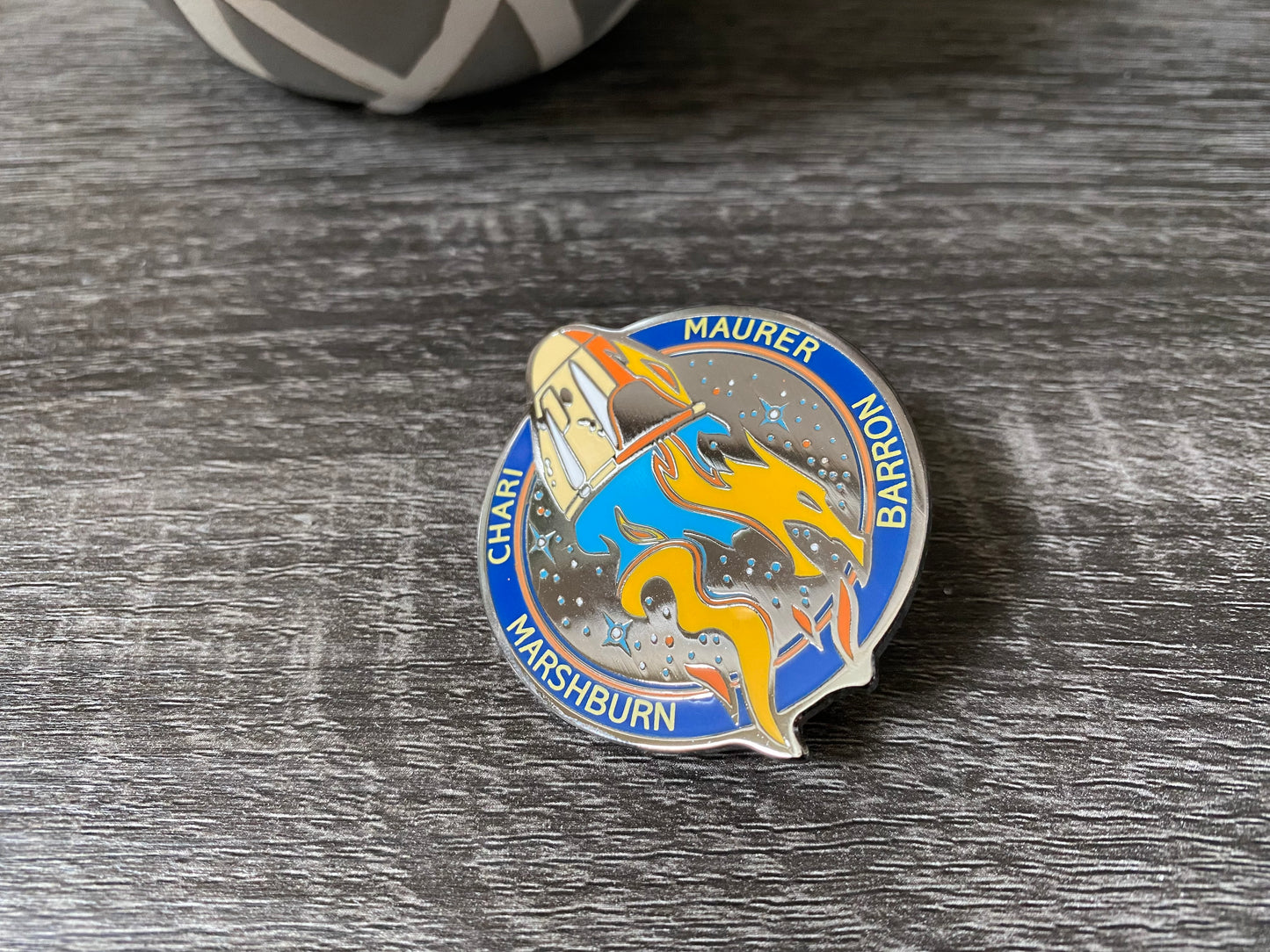NASA Crew-3 USCV-3 Mission Patch Hard Enamel Pin