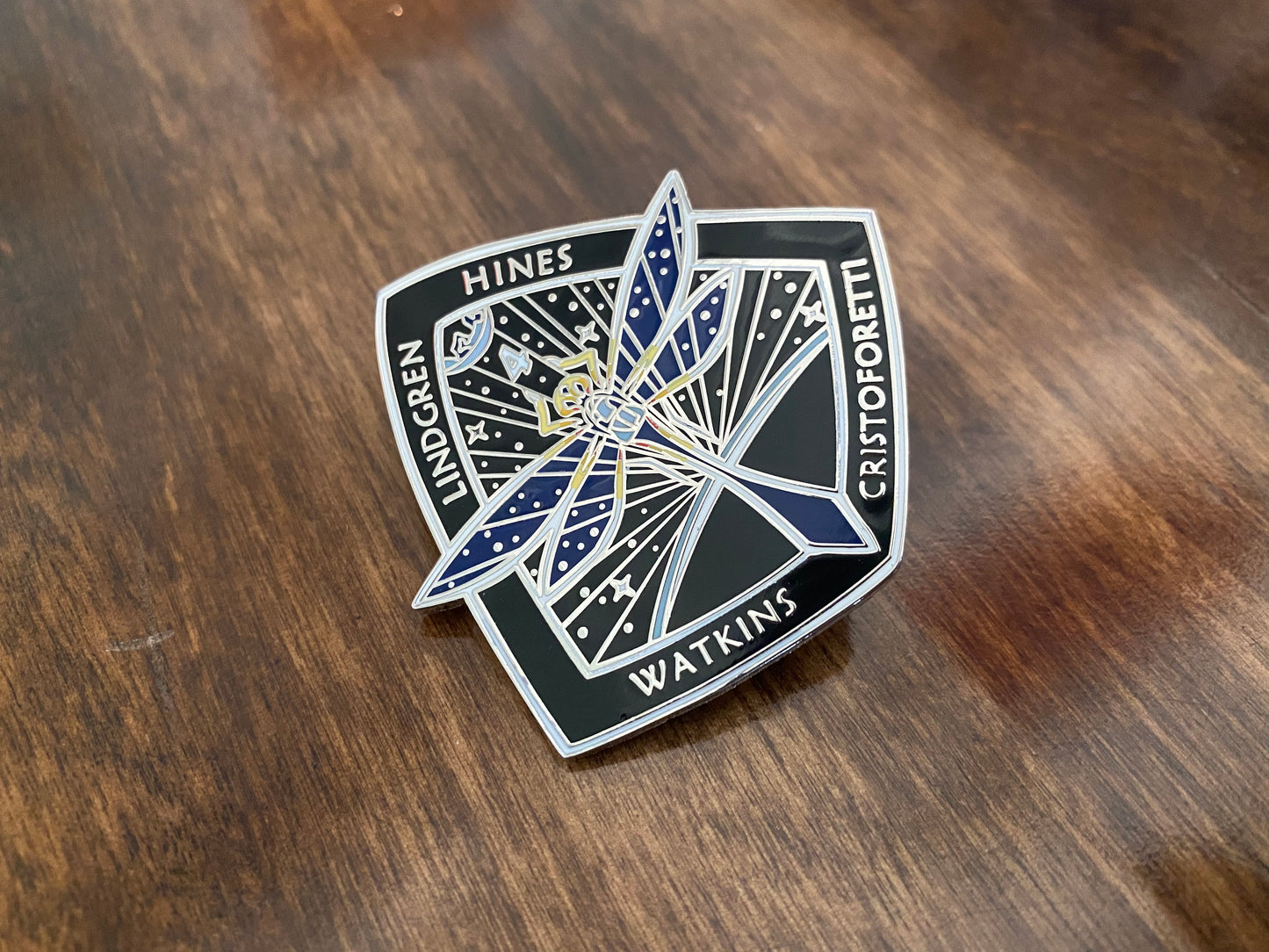 NASA Crew-4 USCV-4 Mission Patch Hard Enamel Pin