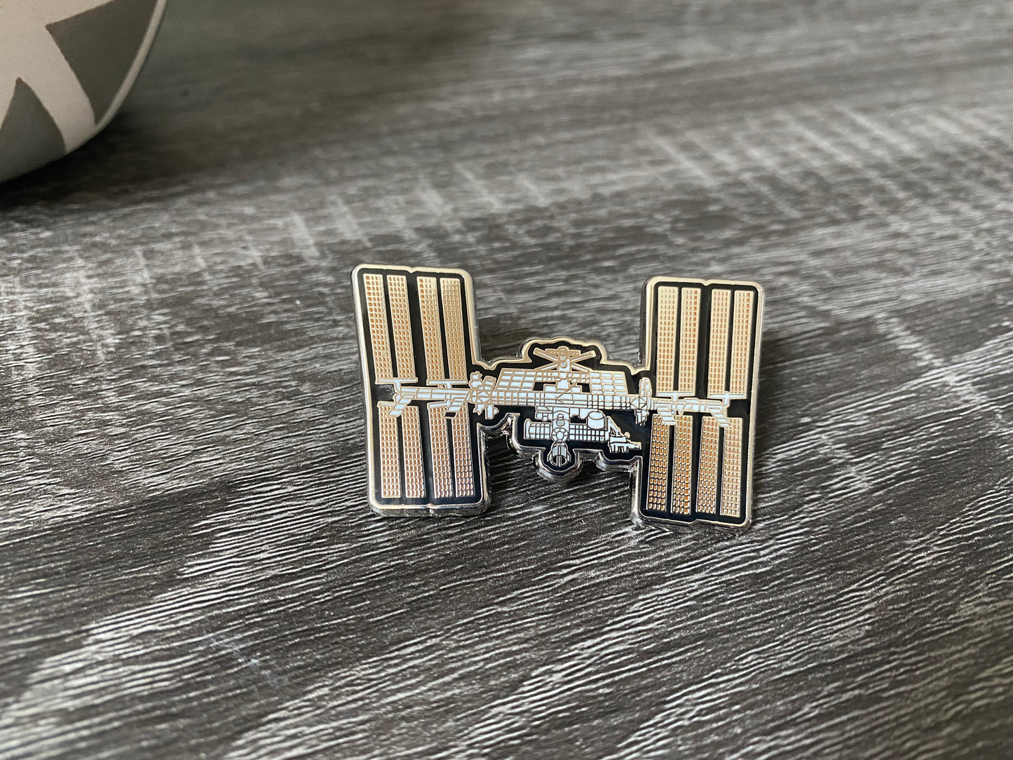 International Space Station (ISS) Enamel Pin