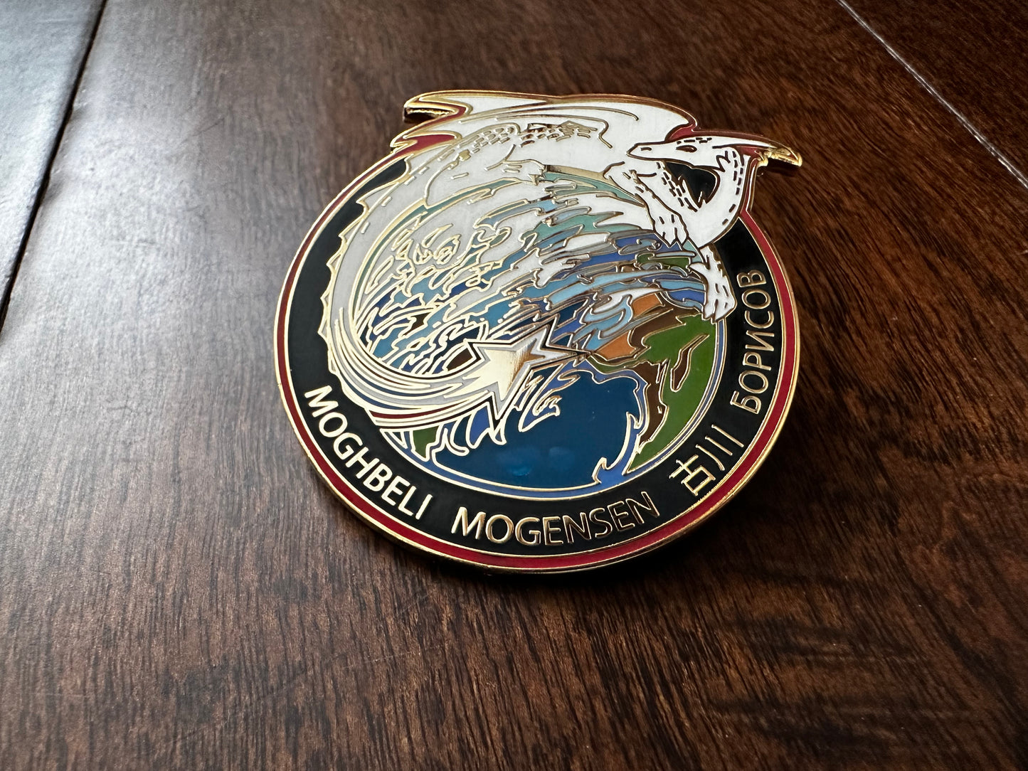 NASA Crew-7 USCV-7 Mission Patch Hard Enamel Pin