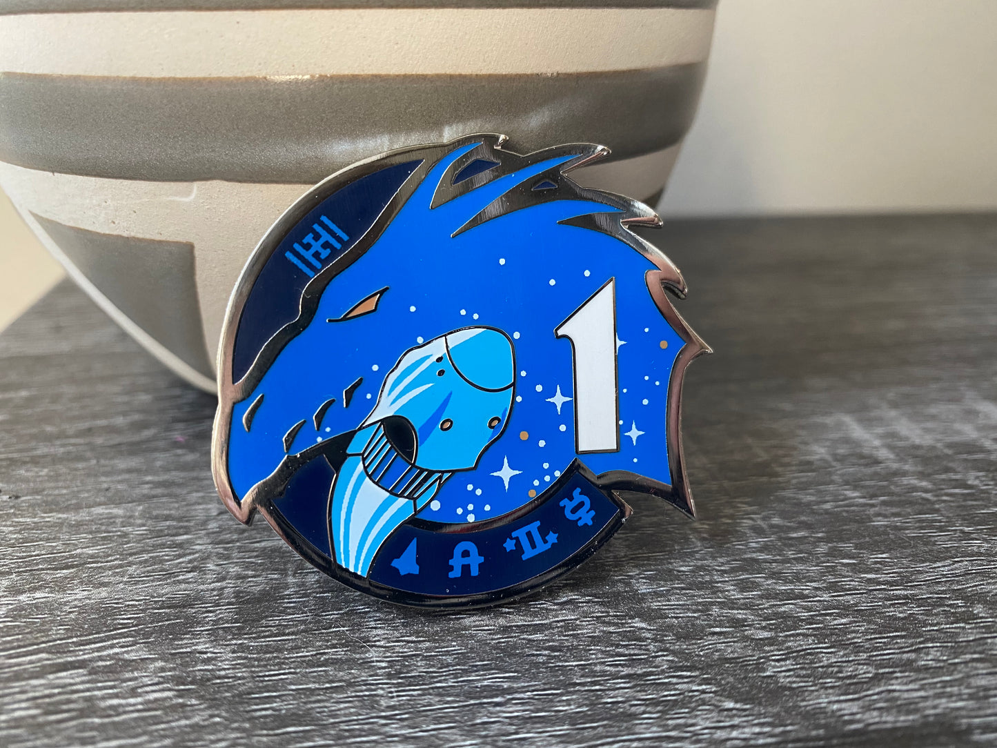 NASA Crew-1 USCV-1 Mission Patch Hard Enamel Pin