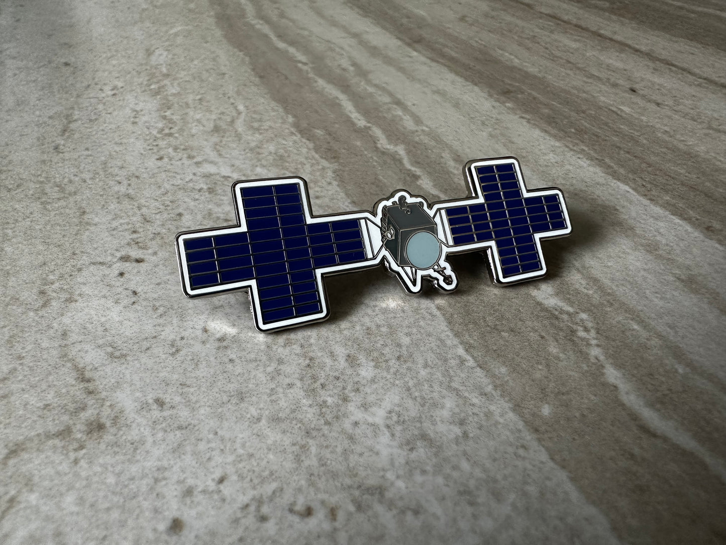 Pysche Spacecraft Enamel Pin