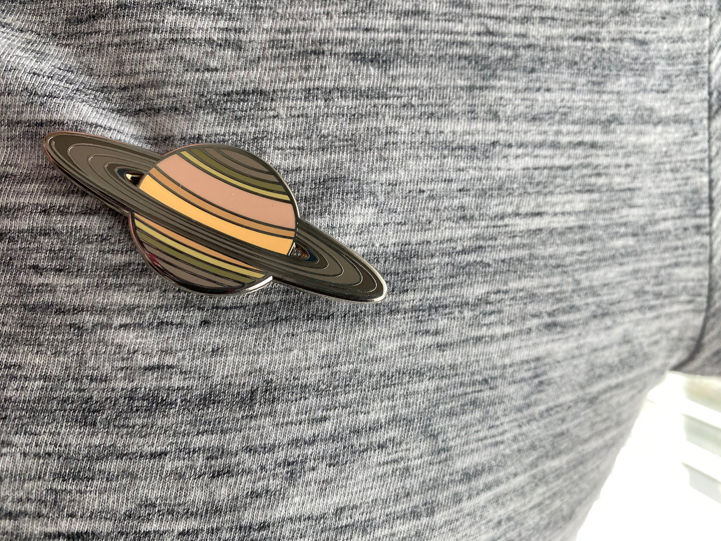 Saturn Hard Enamel Pin