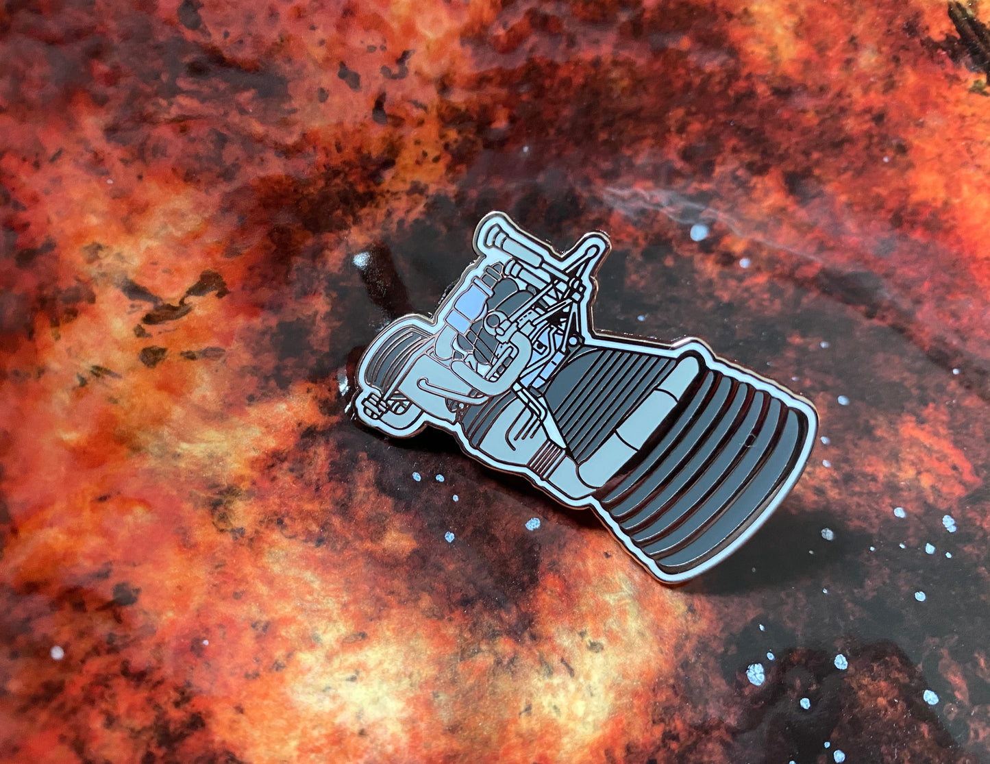 F-1 Engine (Saturn V 1st Stage) Hard Enamel Pin