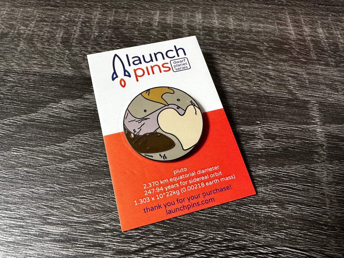 Pluto Hard Enamel Pin