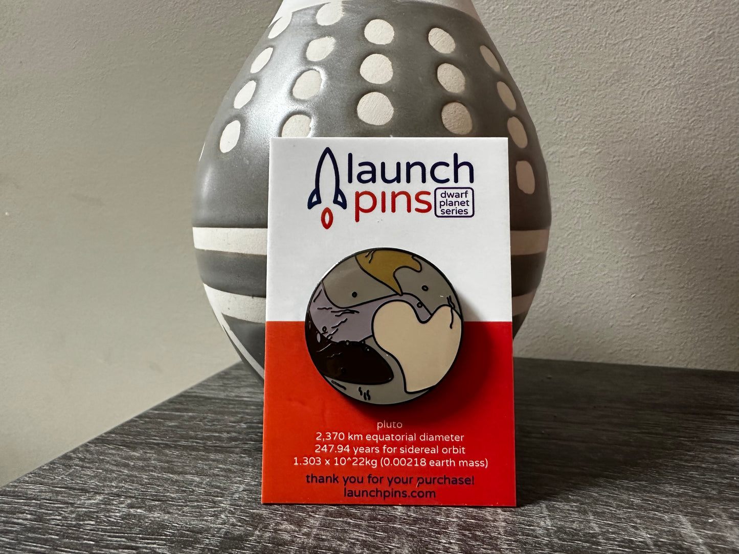 Pluto Hard Enamel Pin