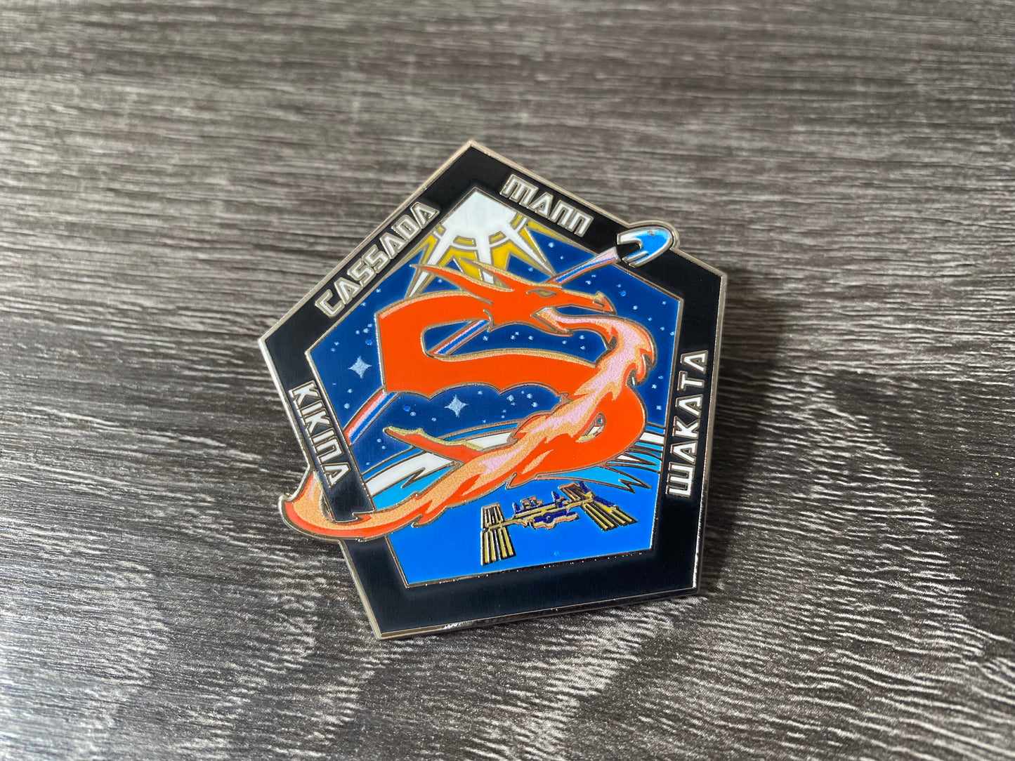 NASA Crew-5 USCV-5 Mission Patch Hard Enamel Pin