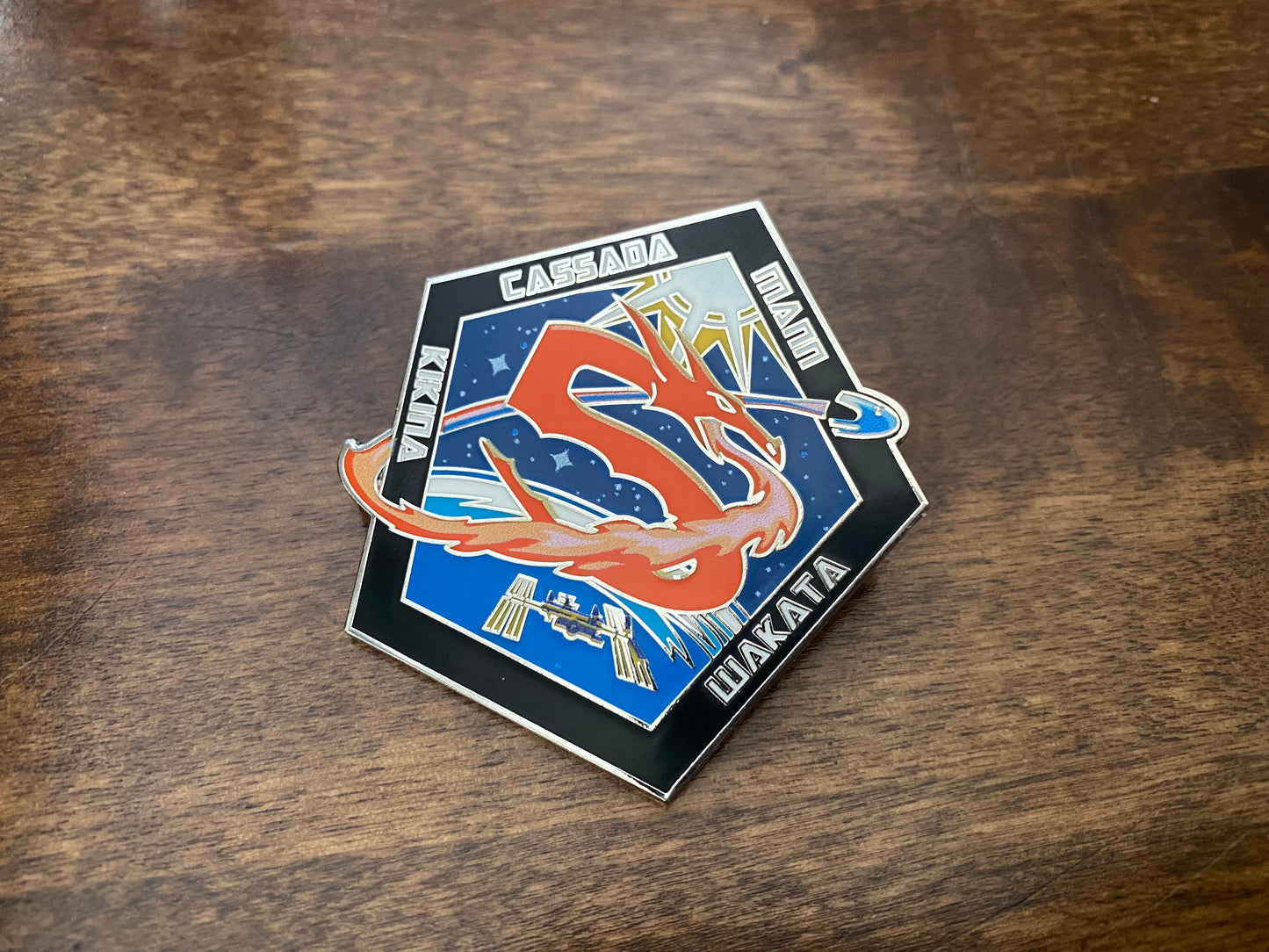NASA Crew-5 USCV-5 Mission Patch Hard Enamel Pin