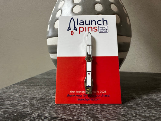 New Glenn Launch Vehicle Enamel Pin