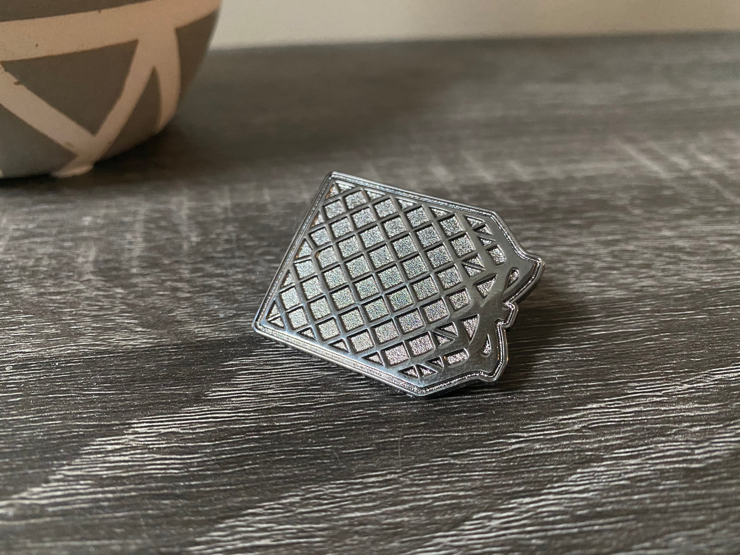 Grid Fin Hard Enamel Pin