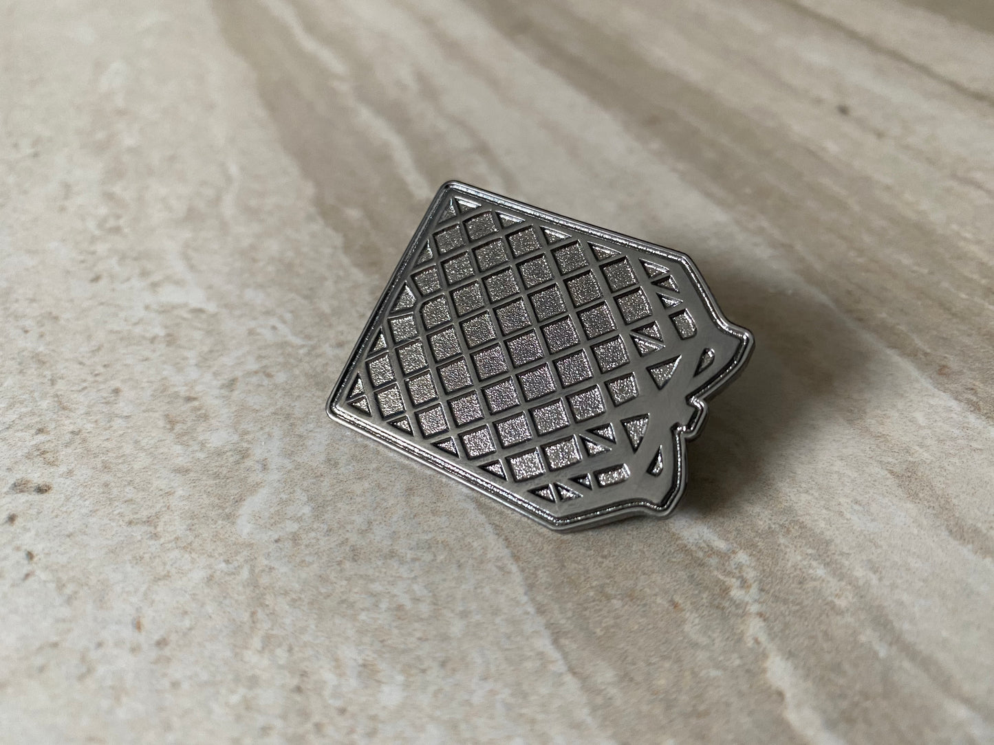 Grid Fin Hard Enamel Pin