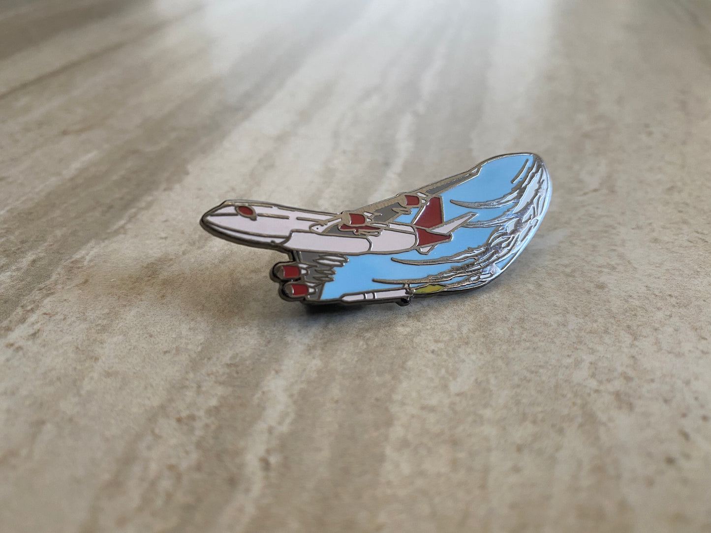 Cosmic Girl with Launcher One rocket Enamel Pin