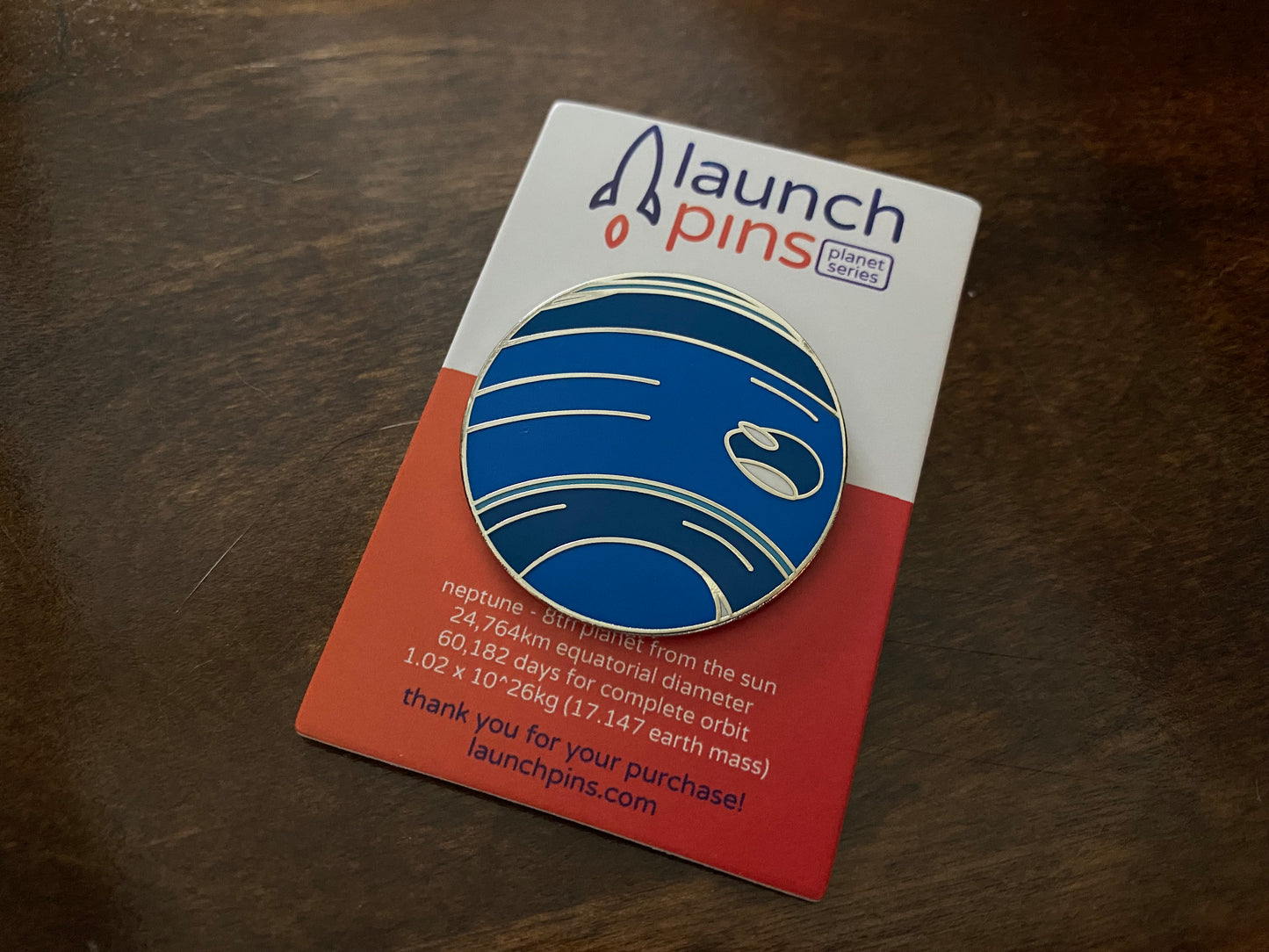 Neptune Hard Enamel Pin