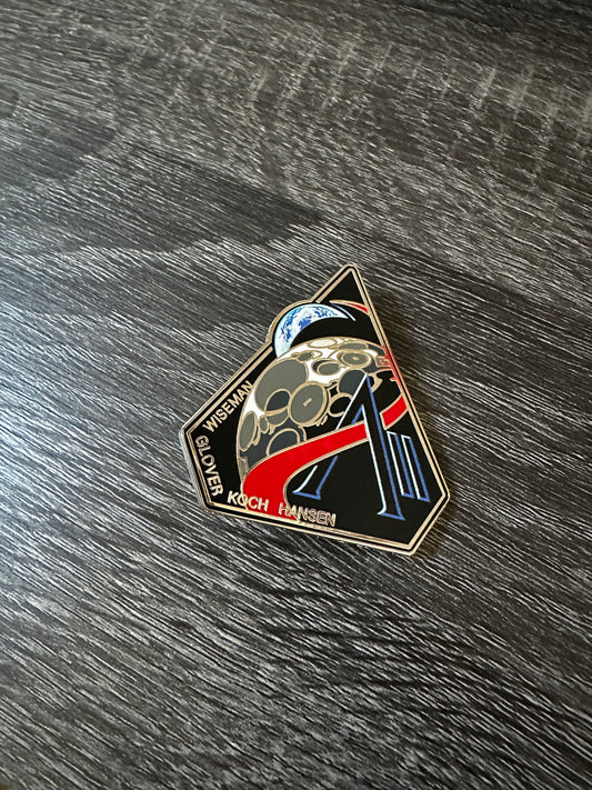 NASA Artemis II Mission Patch Hard Enamel Pin