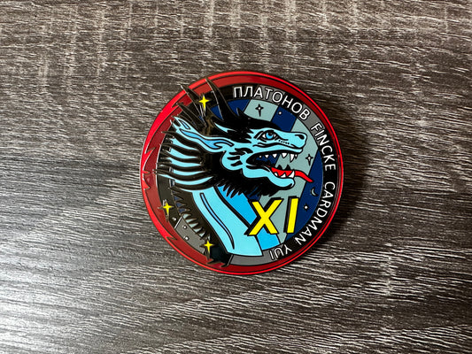 NASA Crew-11 USCV-11 Mission Patch Hard Enamel Pin
