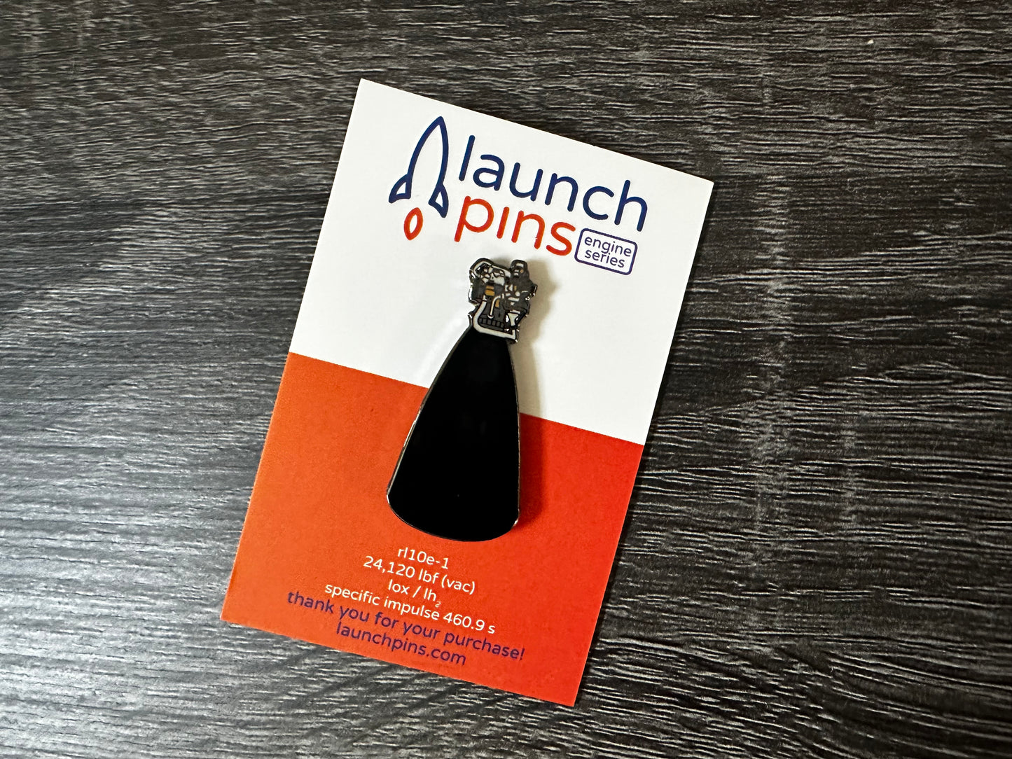 RL10E-1 Engine (ULA's Vulcan 2nd Stage) Hard Enamel Pin