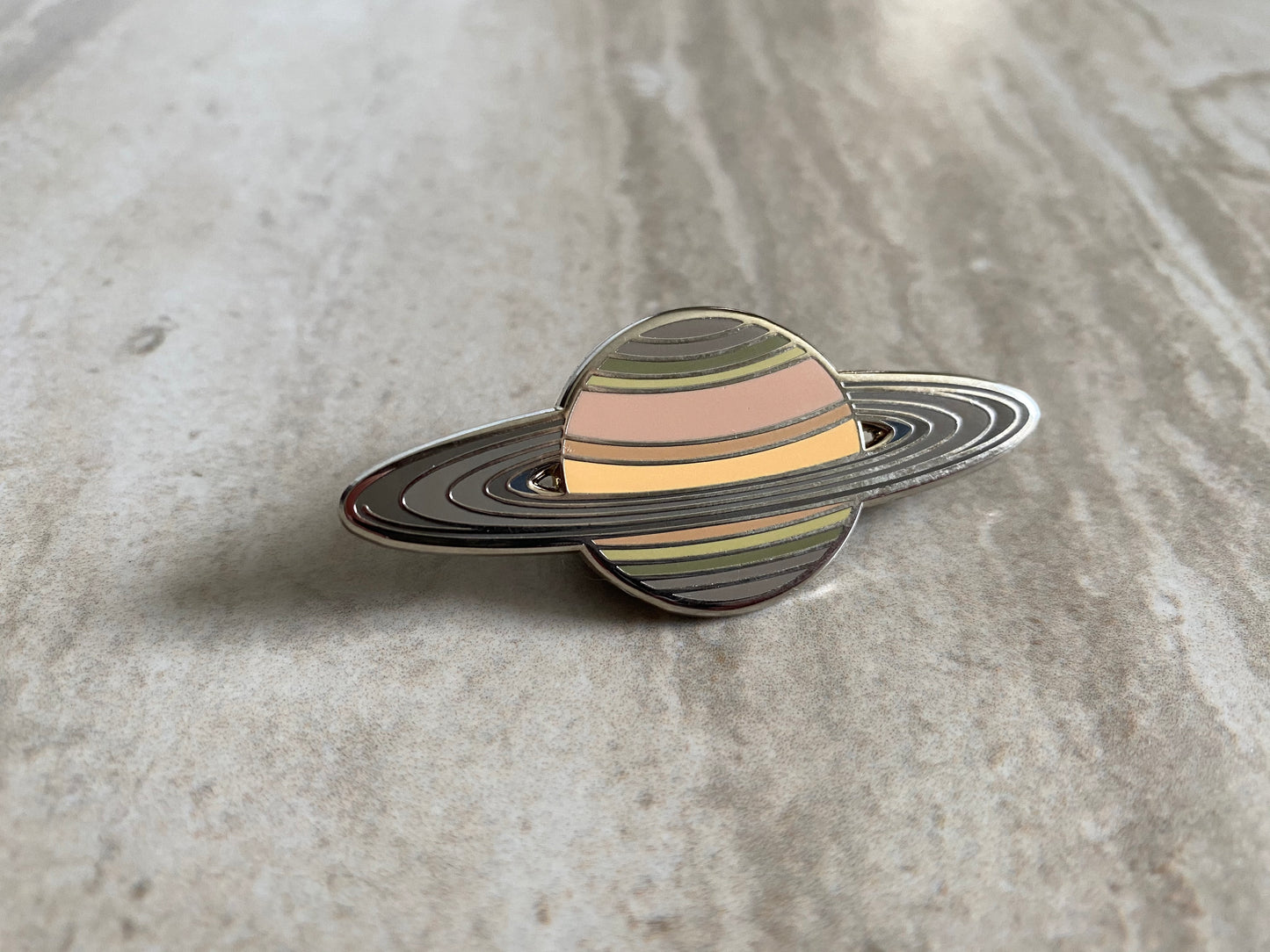 Saturn Hard Enamel Pin