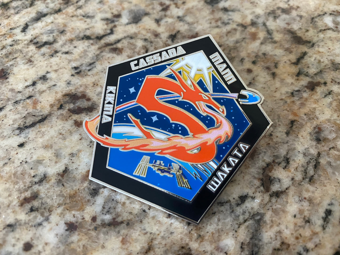 NASA Crew-5 USCV-5 Mission Patch Hard Enamel Pin