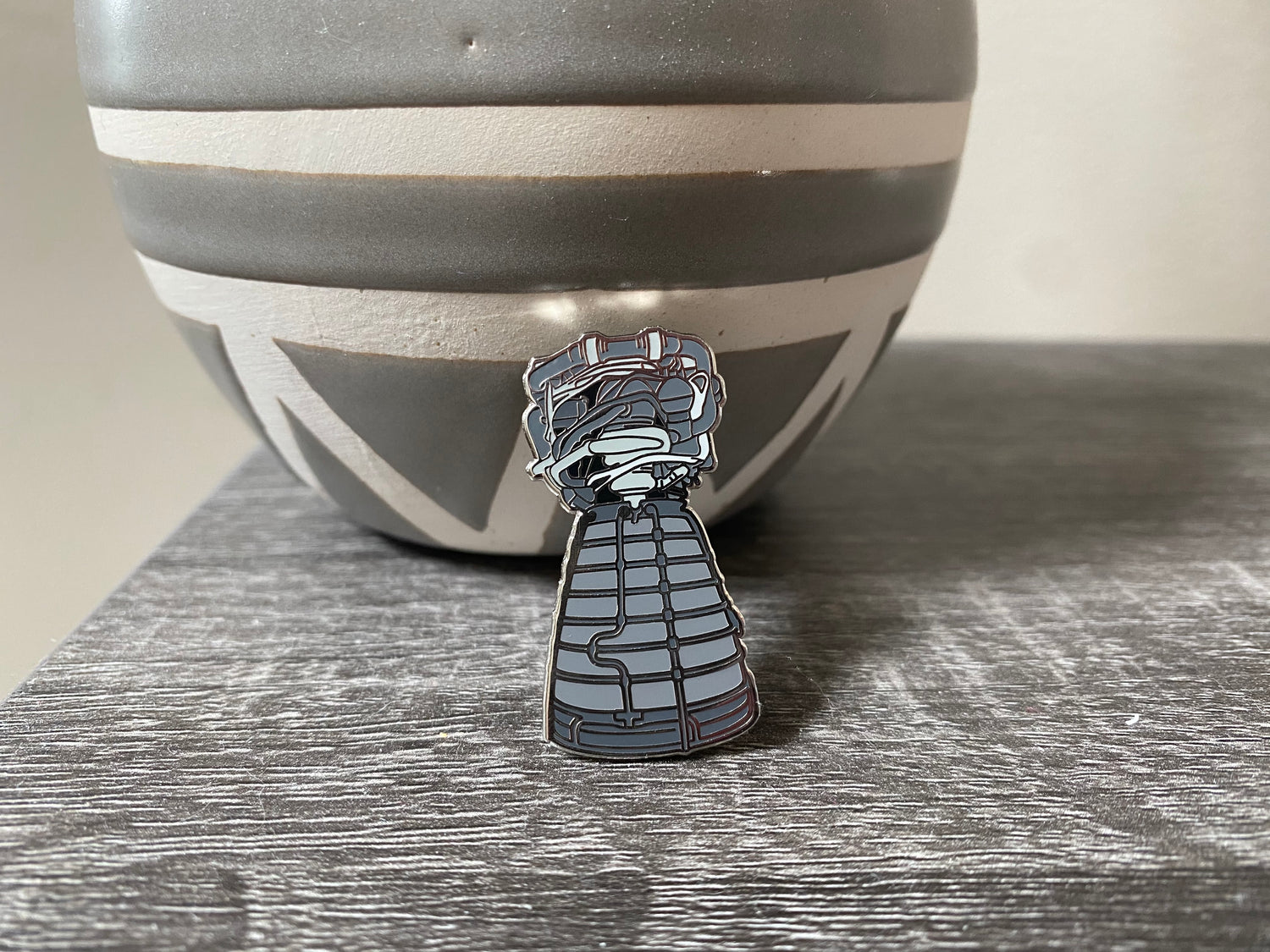 Small space rocket pin for clothes 20x10mm