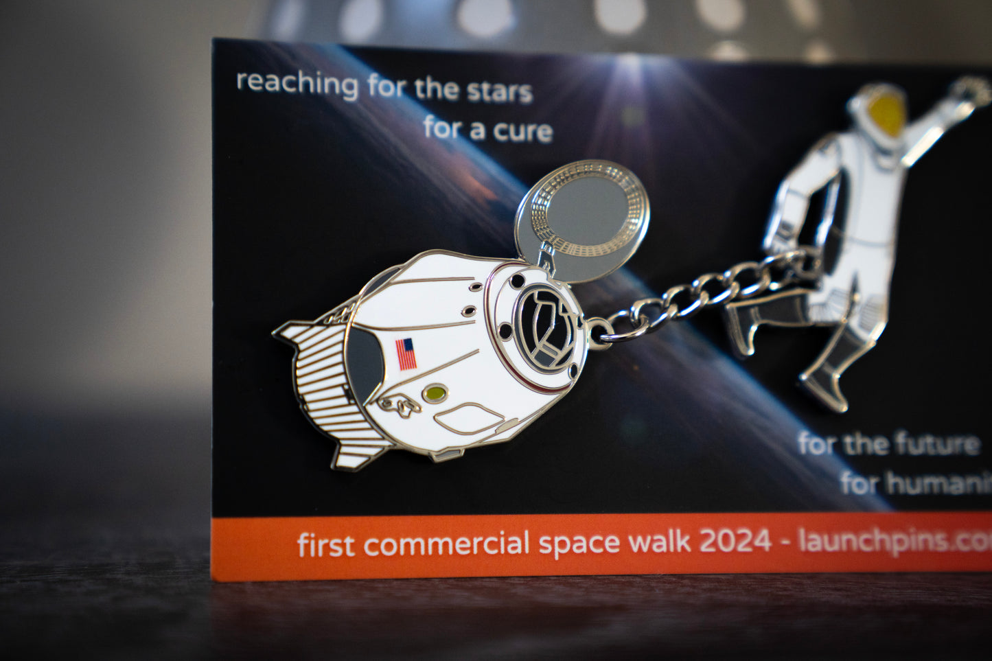 1st Commercial Space Walk Celebration Pin