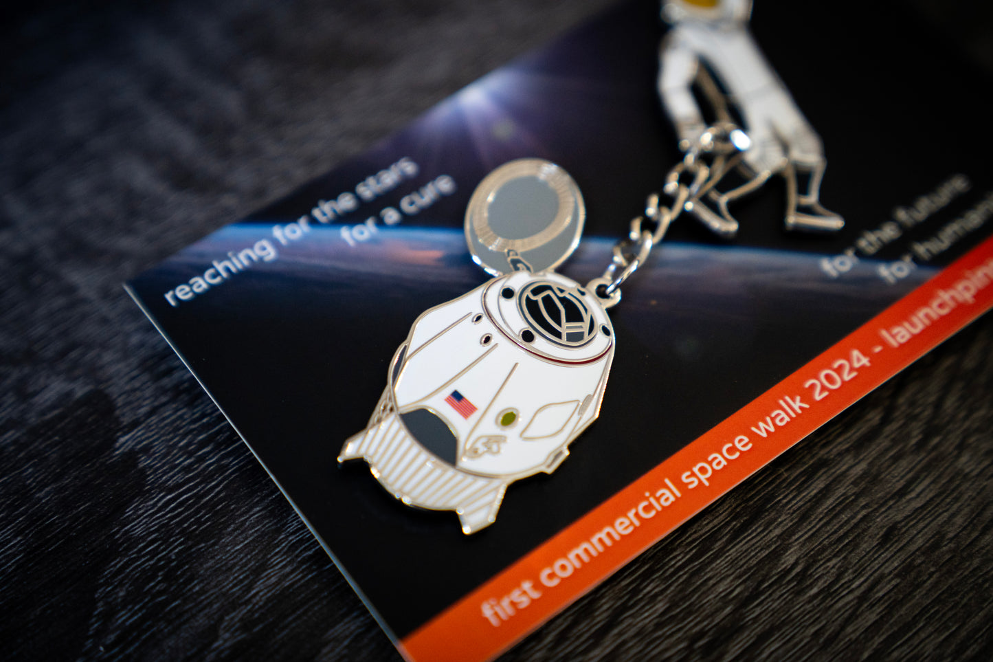 1st Commercial Space Walk Celebration Pin