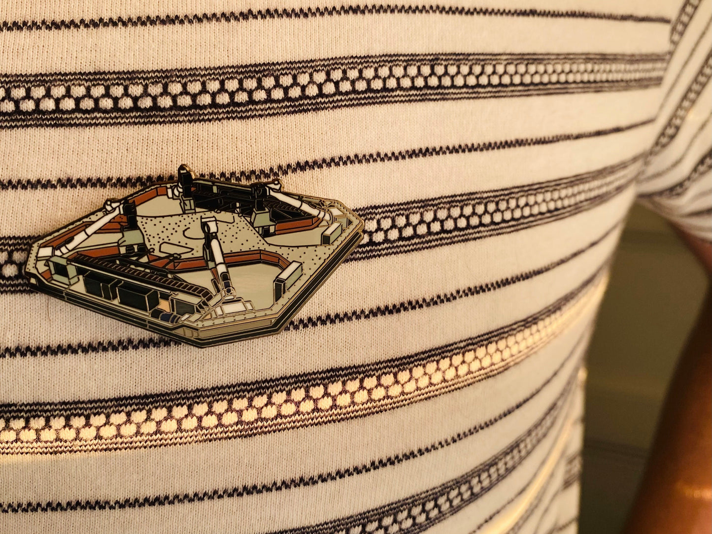 Octagrabber Enamel Pin