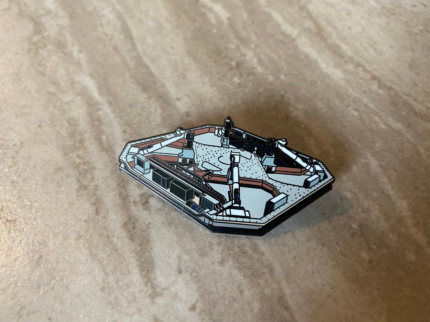 Octagrabber Enamel Pin