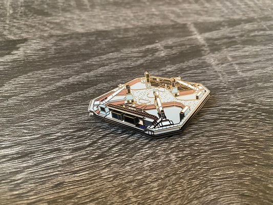 Octagrabber Enamel Pin